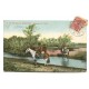GAUCHESCA VIDA DE CAMPO REGRESO DEL PUEBLO ANTIGUA TARJETA POSTAL